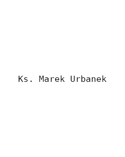Ks. Marek Urbanek